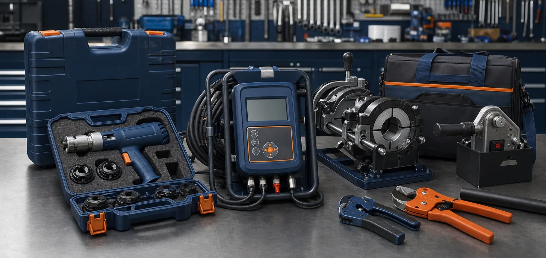 Equipos especializados para instalación de sistemas PEX y HDPE disponibles para renta